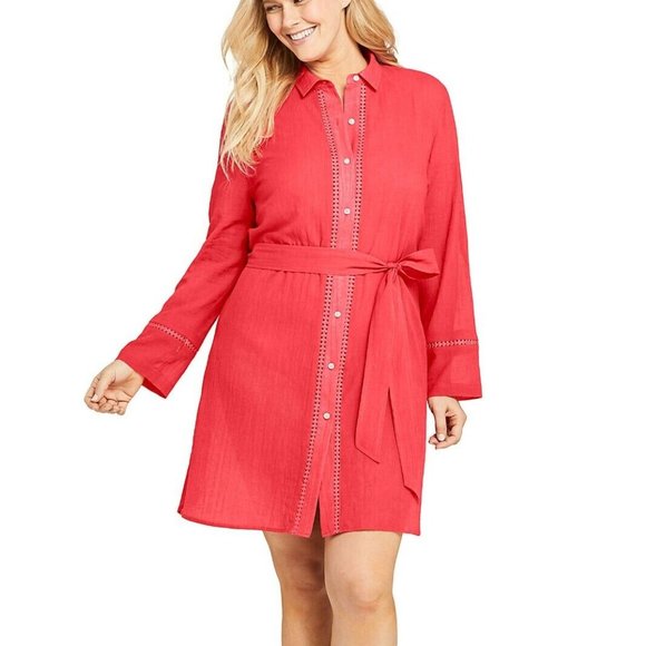 Lands' End Swim Nwt Lands End Draper James Womens Cotton Swim Cover